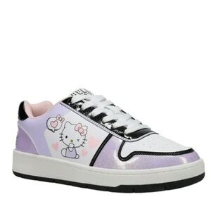 Hello Kitty by Sanrio Women’s Lavendar Casual Court Sneaker NEW Sz 7 or 8